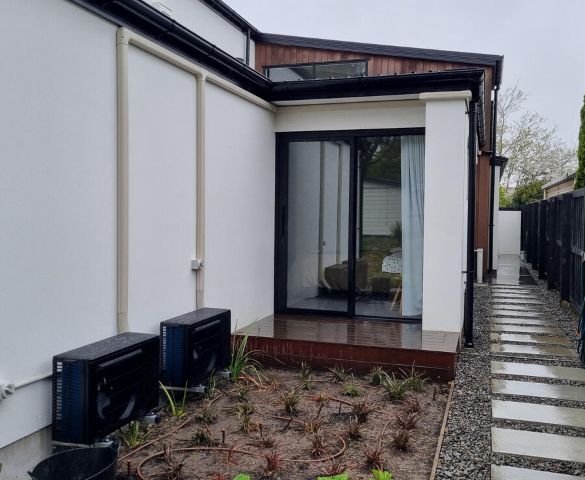 Heat pump installation project